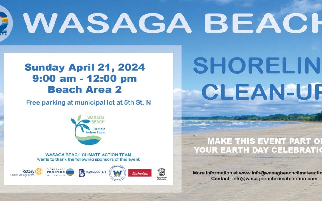 Wasaga Beach Shoreline Clean-up April 21, 2024
